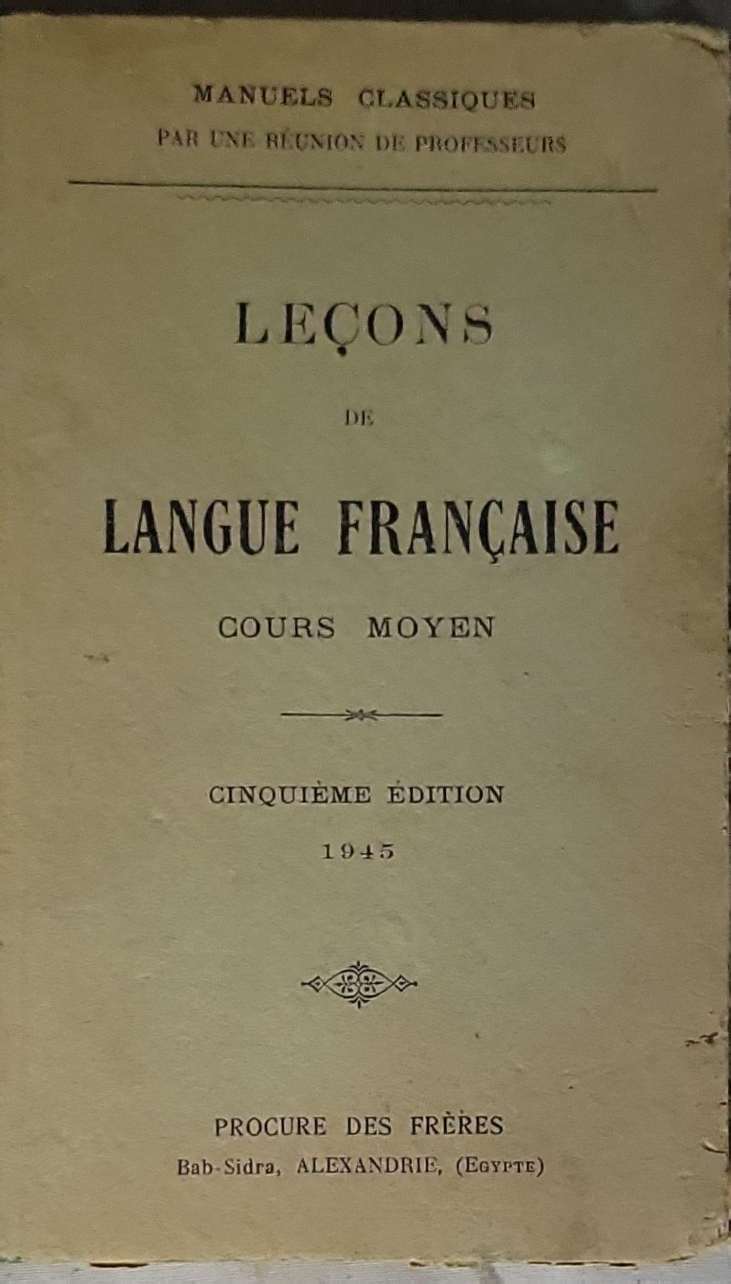 Leçons: de Langue Française