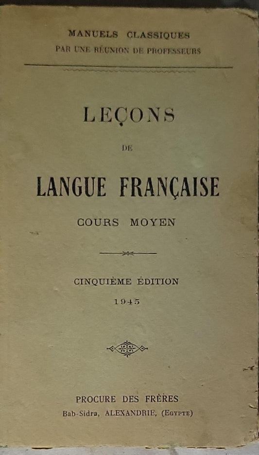 Leçons: de Langue Française