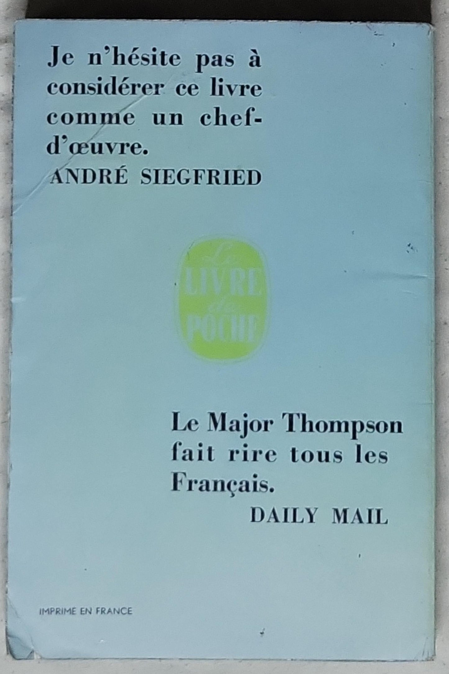 Les carnets du Major Thompson