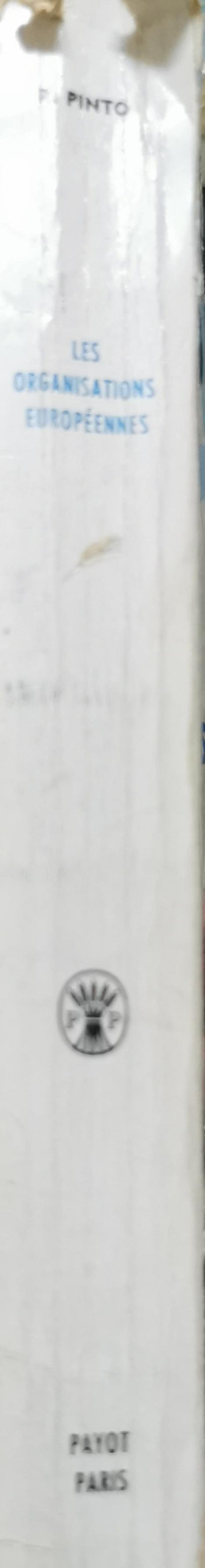 Les Organisations Européennes By Roger Pinto