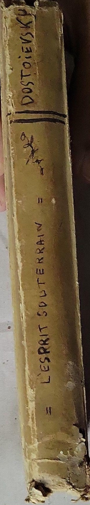 L'Esprit Souterrain: Adaptation revue et précedée d'une préface par E. Halpéine-Kaminsky By Th. Dostoevsky