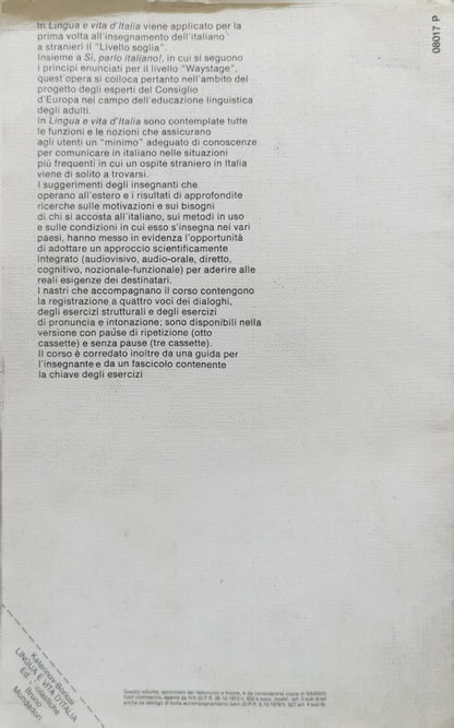 LINGUA E VITA D'ITALIA By Katerin Katerinov and Maria Clotilde Borisio Katerinov