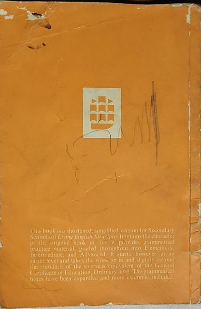 Living English Structure for Schools By W. Stannard Allen