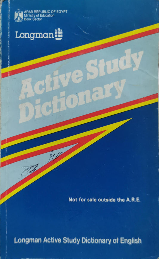 Longman Active Study Dictionary of English: the new learning dictionary for intermediate English students that helps you to speak, write, and read English. By Longman