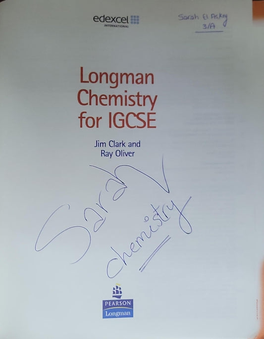 Longman Chemistry for IGCSE