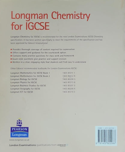 Longman Chemistry for IGCSE