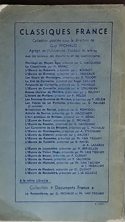 L'œuvre de Michelet, extraits