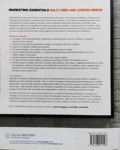 Marketing Essentials By Sally Dibb and Lyndon Simkin