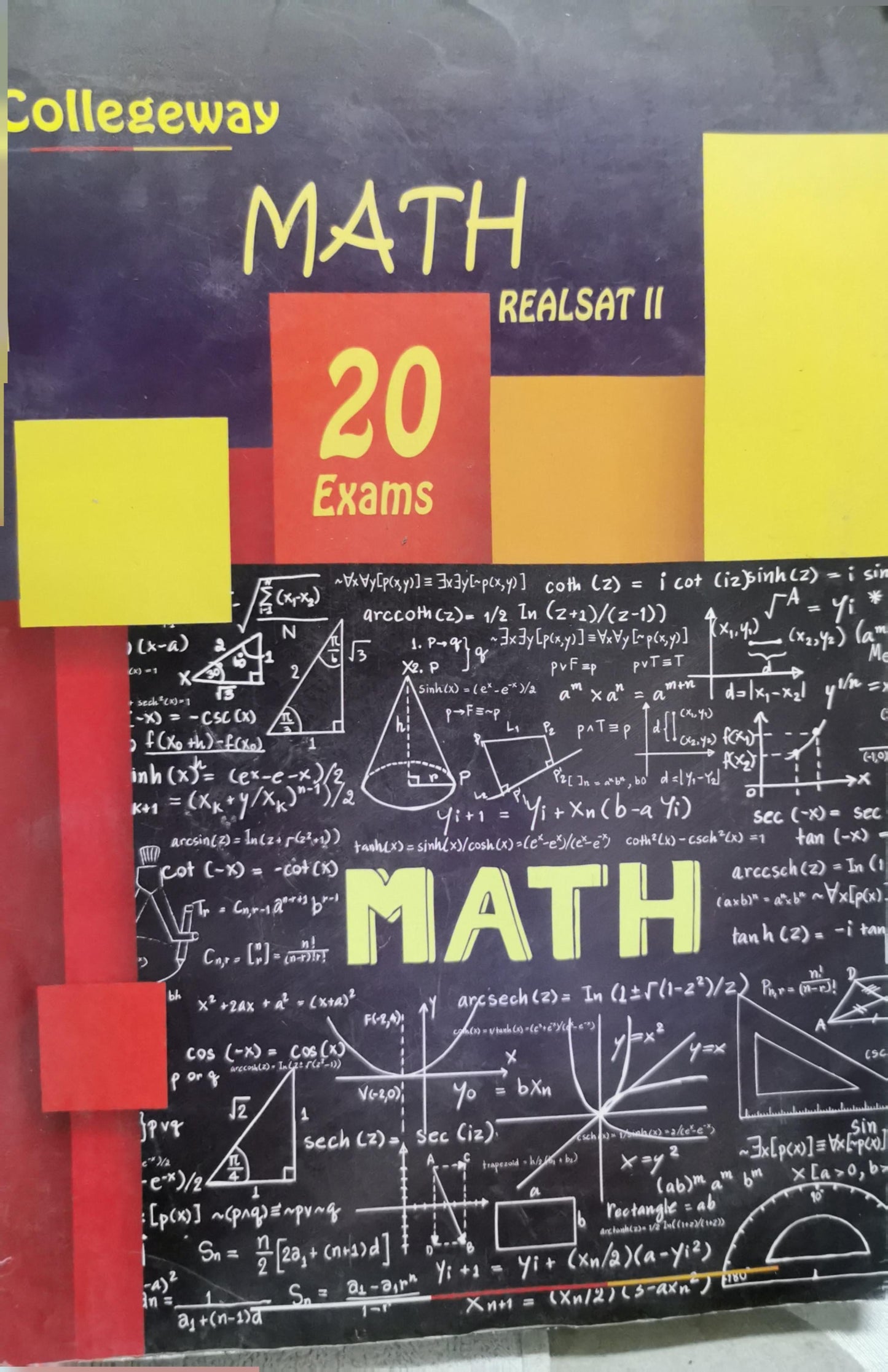 Math RealSAT II: 20 Exams