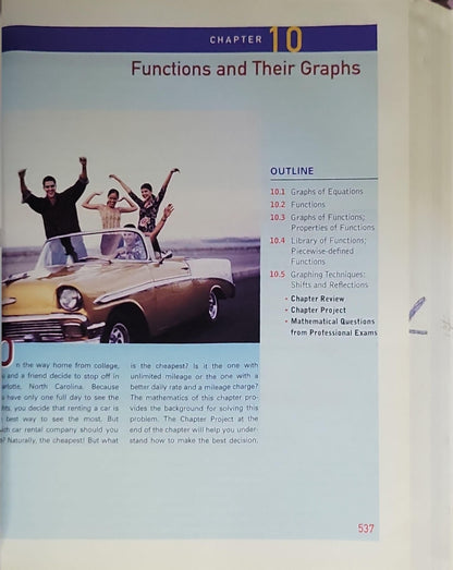 Mathematics: An Applied Approach: Eight Edition