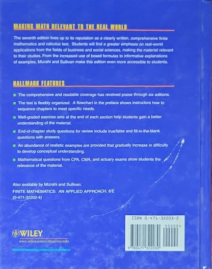 Mathematics: An Applied Approach: Seventh Edition