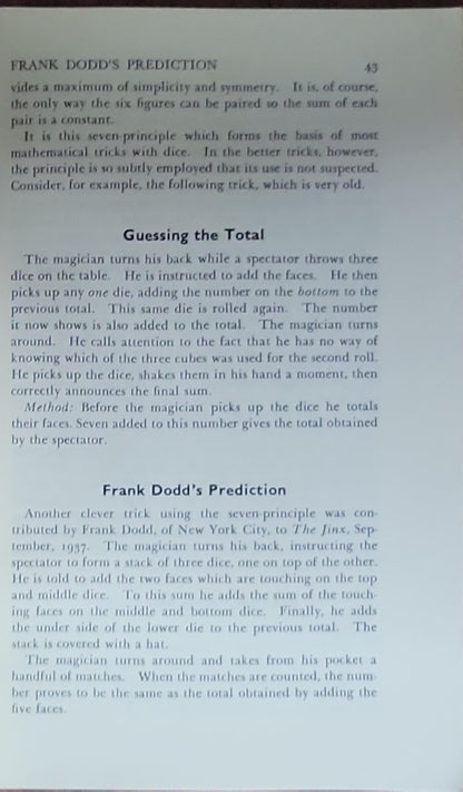 Mathematics, Magic and Mystery