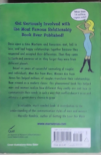 MEN Are From MARS, WOMEN Are From VENUS: The Classic Guide to Understanding the Opposite Sex