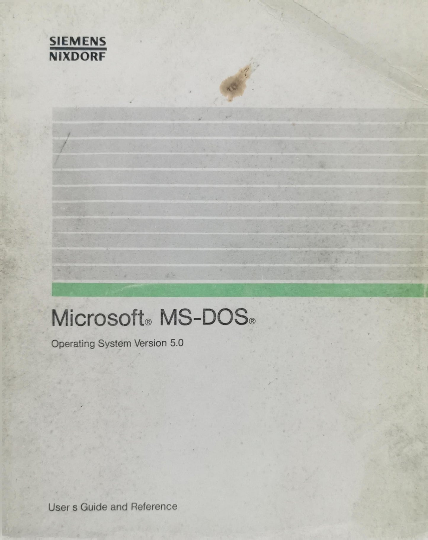 Microsoft MS-DOS: Operating System Version 5.0 By Microsoft