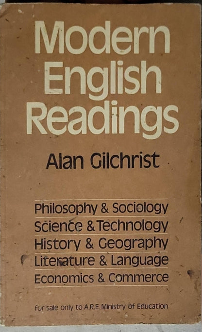 Modern English Readings: 2nd edition By Alan Gilchrist