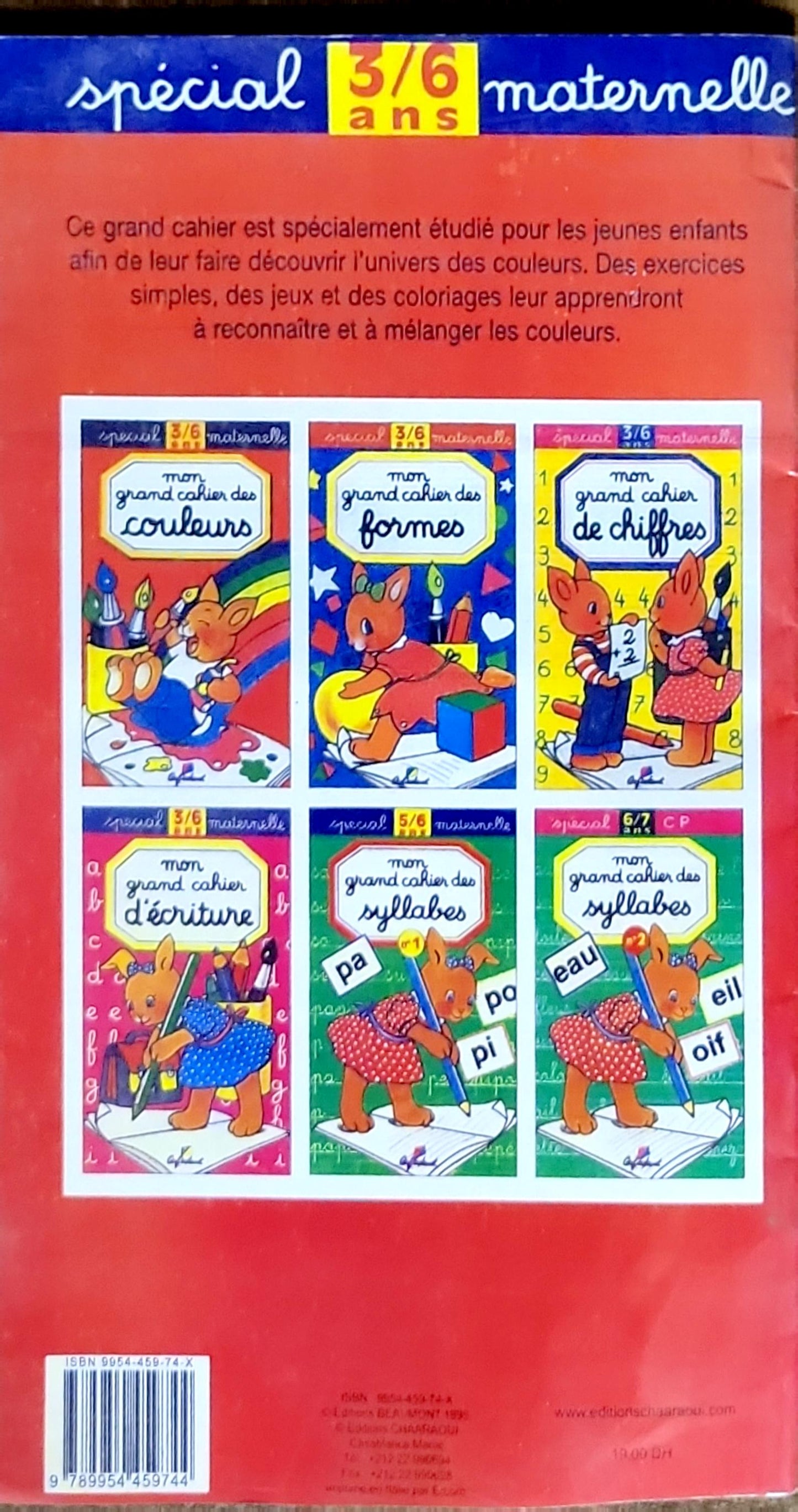 mon grand cahier des couleurs
