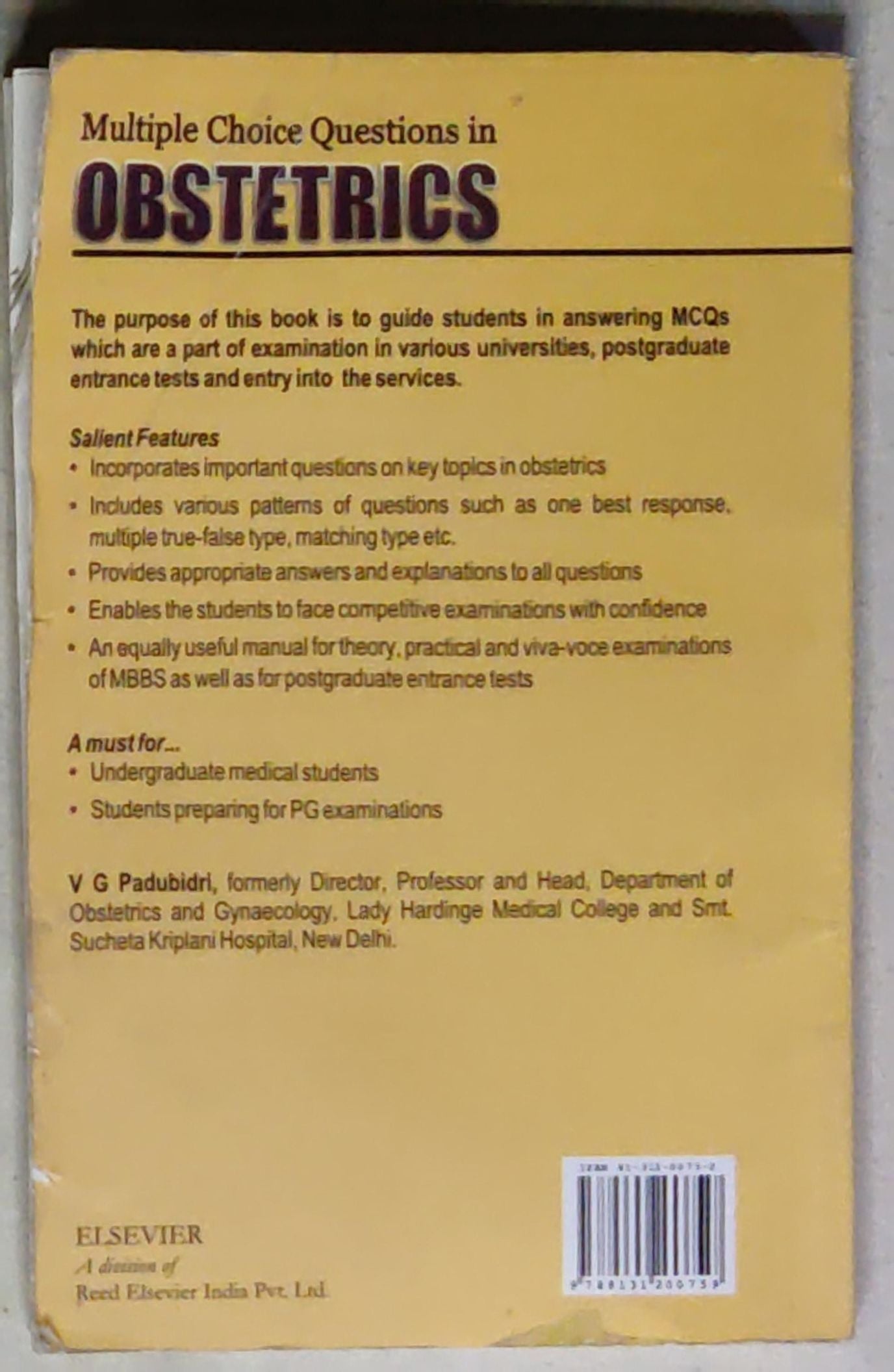 Multiple Choice Questions In Obstetrics