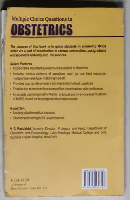 Multiple Choice Questions In Obstetrics