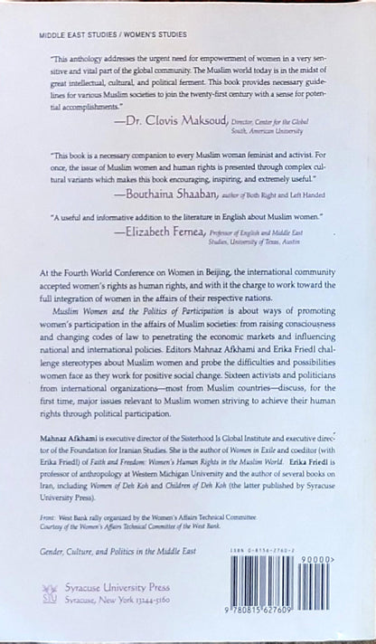 Muslim Women and the Politics of Participation: Implementing the Beijing Platform