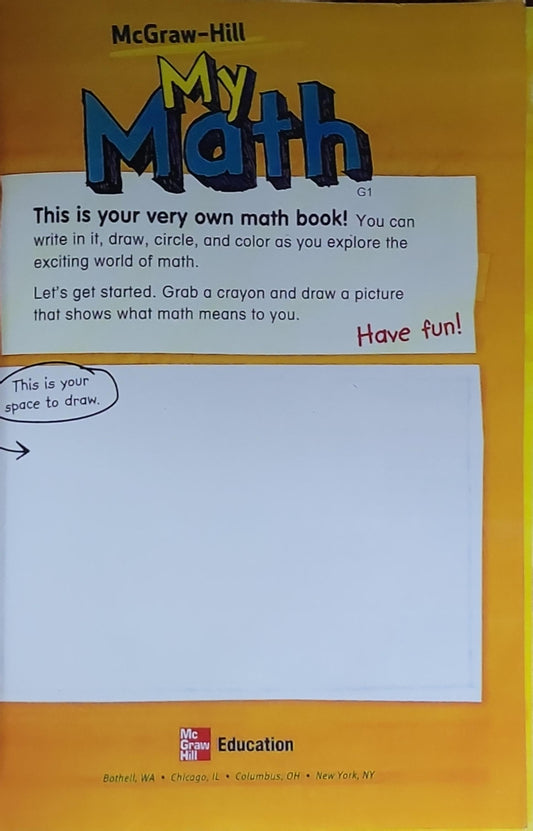 My Math: Volume 1