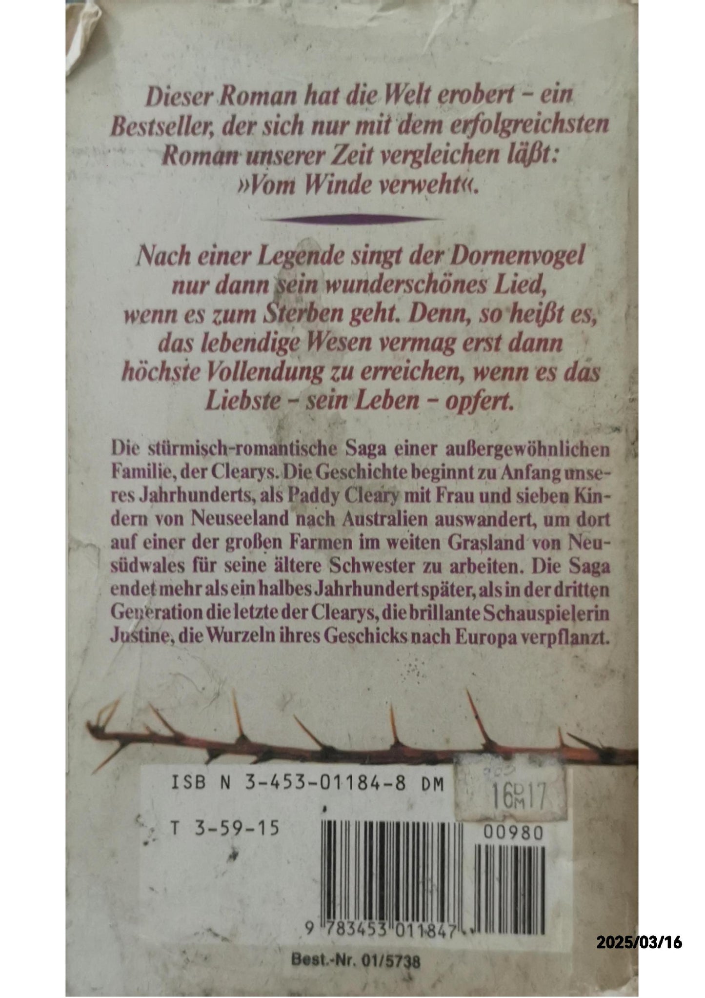 DornenVögel - Colleen McCullough