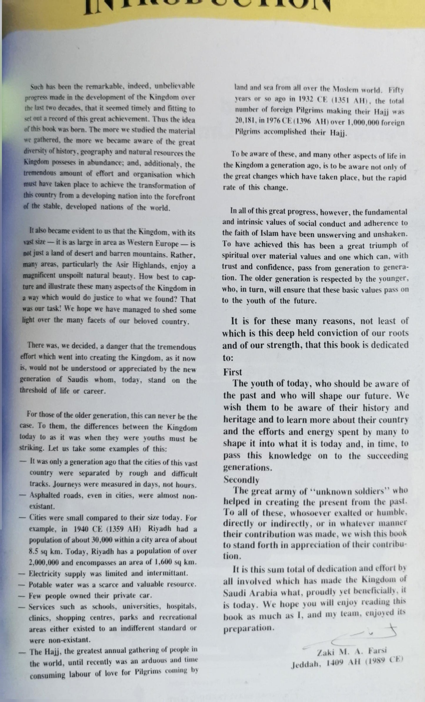 National Guide & Atlas of the Kingdom of Saudi Arabia: Maps - Information - Statistics By Zaki M.A. Farsi