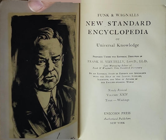 New Standard Encyclopedia of Universal Knowledge By Funk & Wagnalls