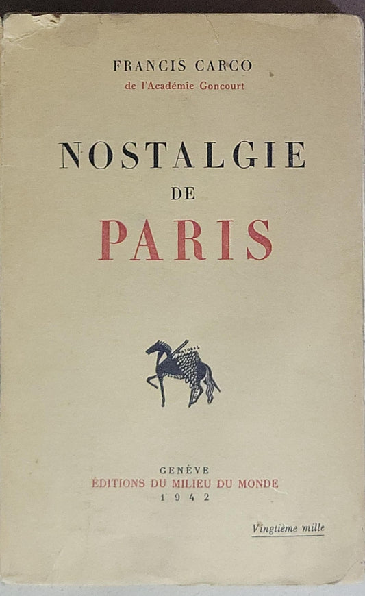 Nostalgie de Paris
