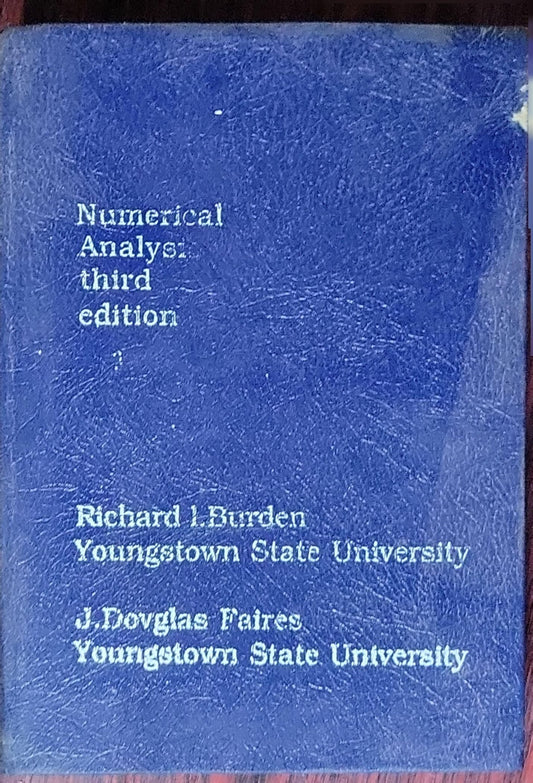 Numerical Analysis: 3rd edition