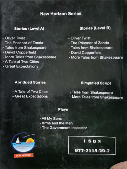 Oliver Twist: New Horizon Series – Stories (Level A) By Charles Dickens