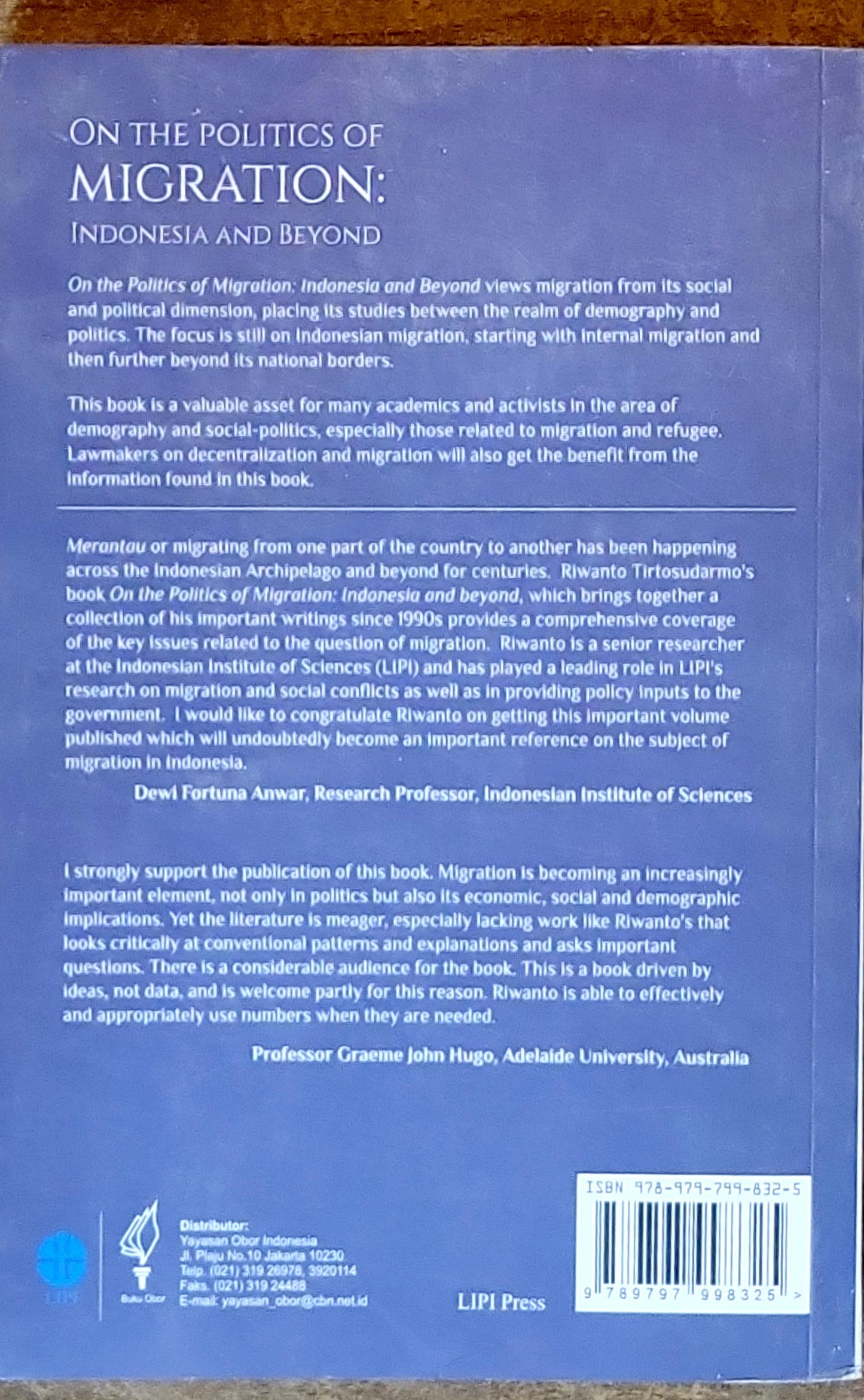 On the Politics of Migration: Indonesia and Beyond