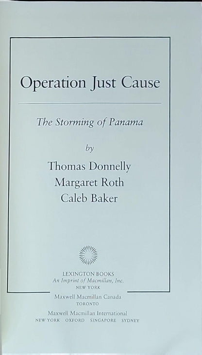 Operation Just Cause: The Storming of Panama