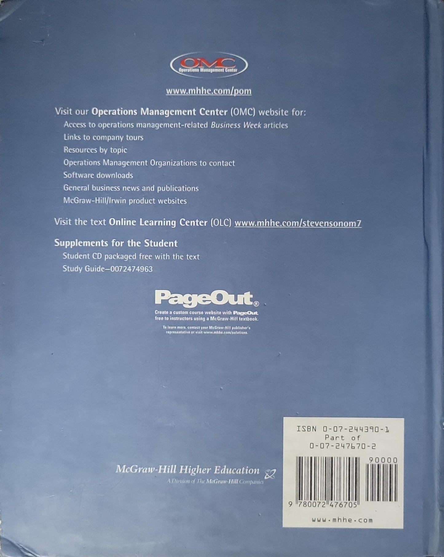 Operations Management By William J. Stevenson