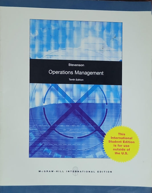 Operations Management: Tenth Edition