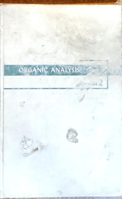 ORGANIC ANALYSIS: VOLUME 2