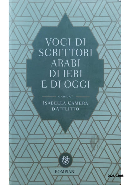 VOCI DI SCRITTORI ARABI DI IERI E DI OGGI
