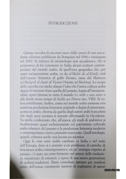 VOCI DI SCRITTORI ARABI DI IERI E DI OGGI