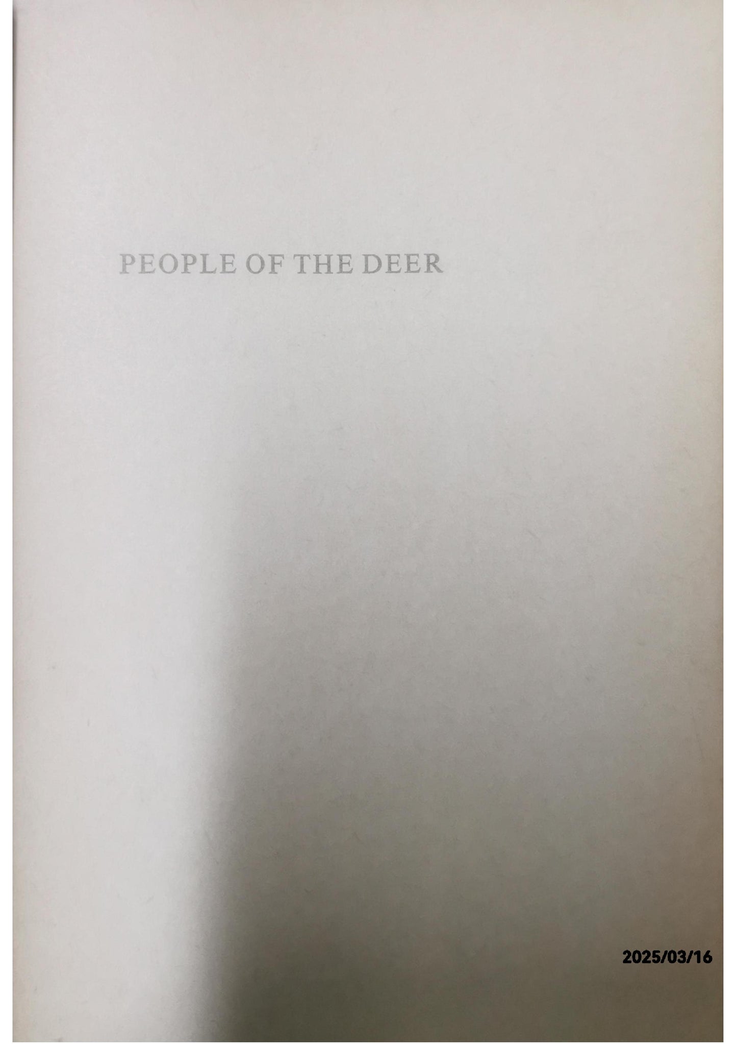 People of the Deer: The Desolate Arctic Spaces of North-West Canada