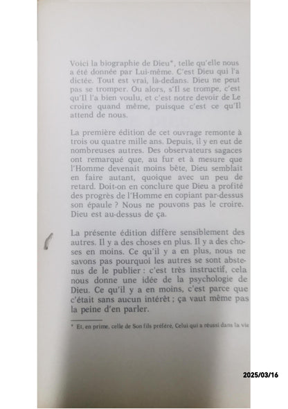 les écritures - cavanna