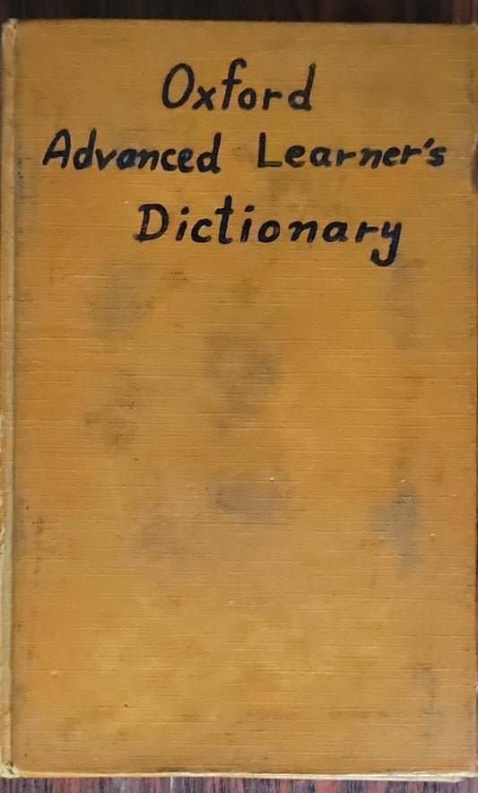 Oxford Advanced Learner's Dictionary: of Current English