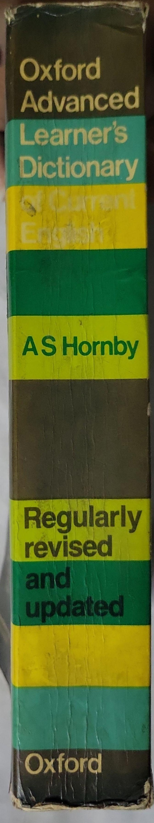 Oxford Advanced Learner's Dictionary of Current English By A S Hornby and A P Cowie and A C Gimson