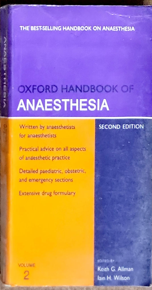 Oxford Handbook of Anaesthesia