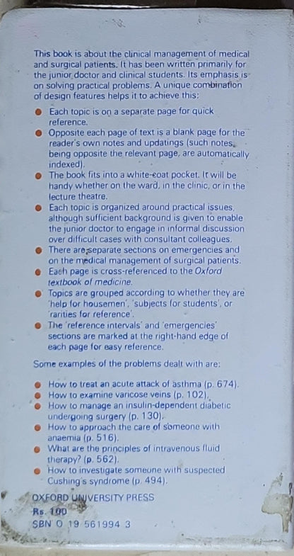 Oxford Handbook of Clinical Medicine