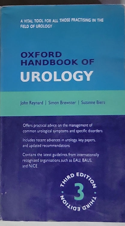 Oxford Handbook of Urology: Third Edition