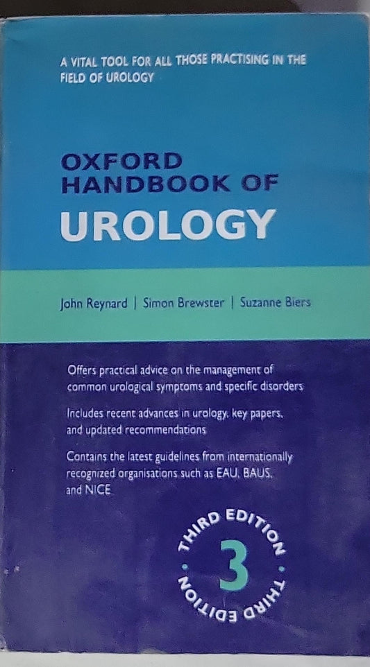 Oxford Handbook of Urology: Third Edition