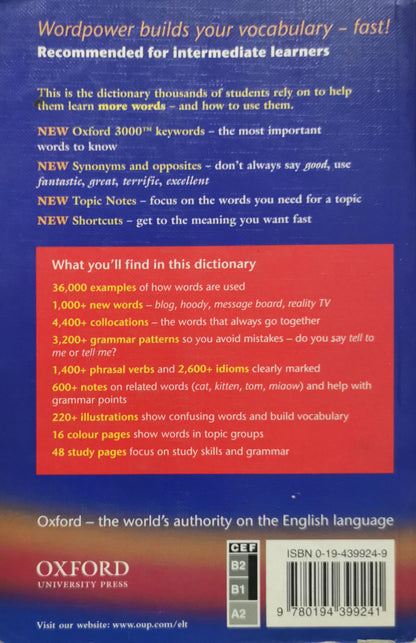 Oxford Wordpower Dictionary: New 3rd edition