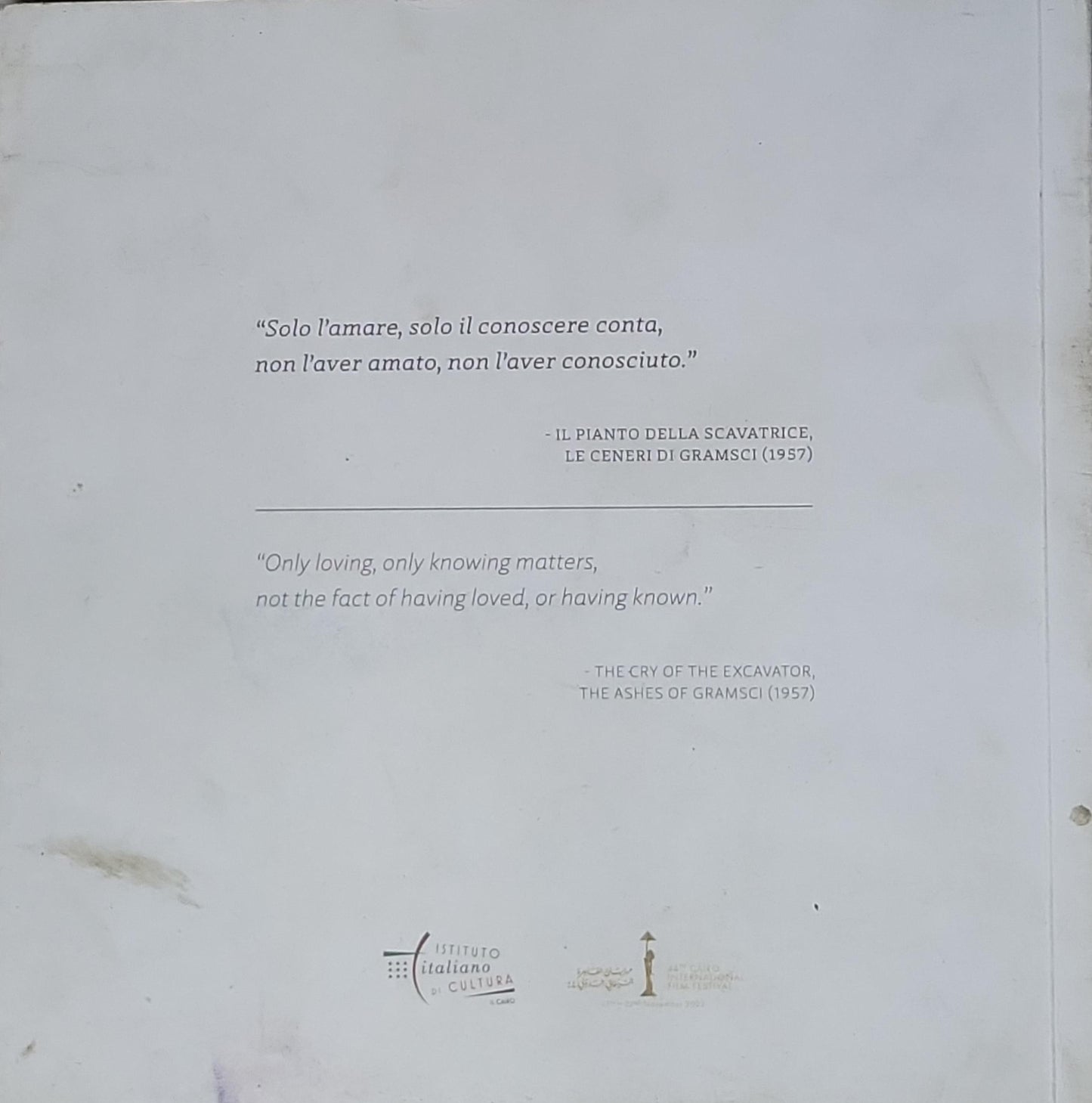 Pasolini '100': Il Pensiero Selvaggio / The Wild Thinking By Pier Paolo Pasolini