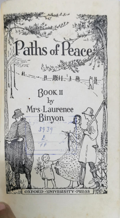 Paths of Peace: Book II By Mrs Laurence Binyon