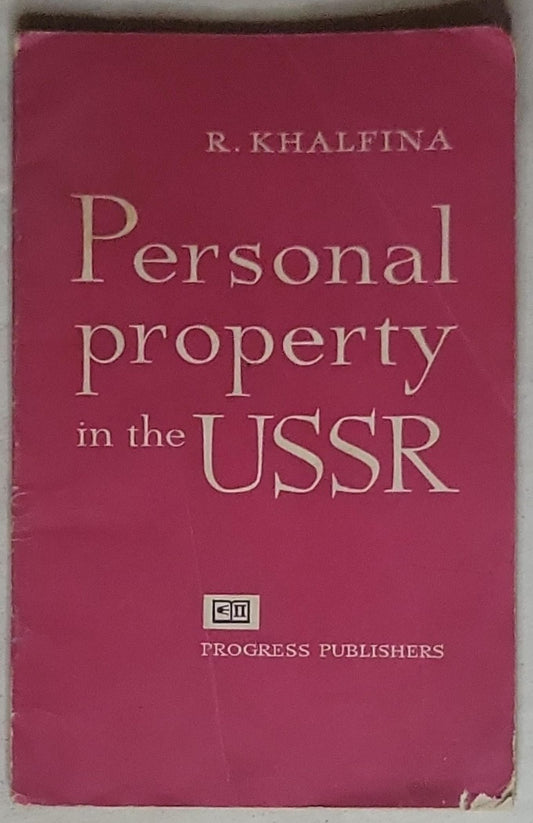 Personal property in the USSR