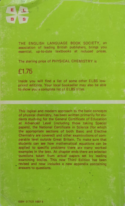 Physical Chemistry By C. G. Silcocks